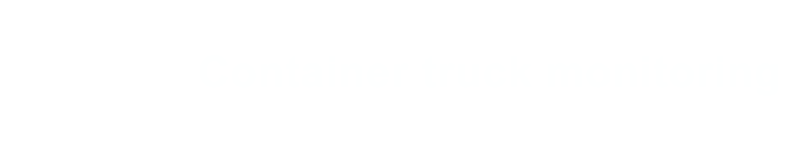 Container and truck monitoring